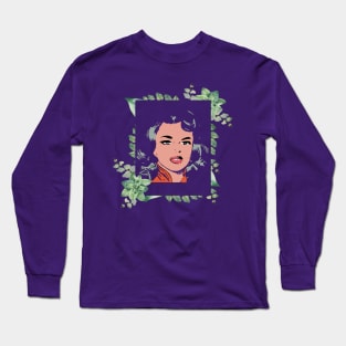 A portrait of a women Long Sleeve T-Shirt